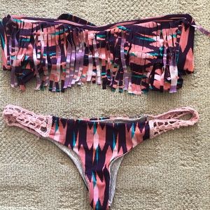 Vintage aloha acacia bikini set